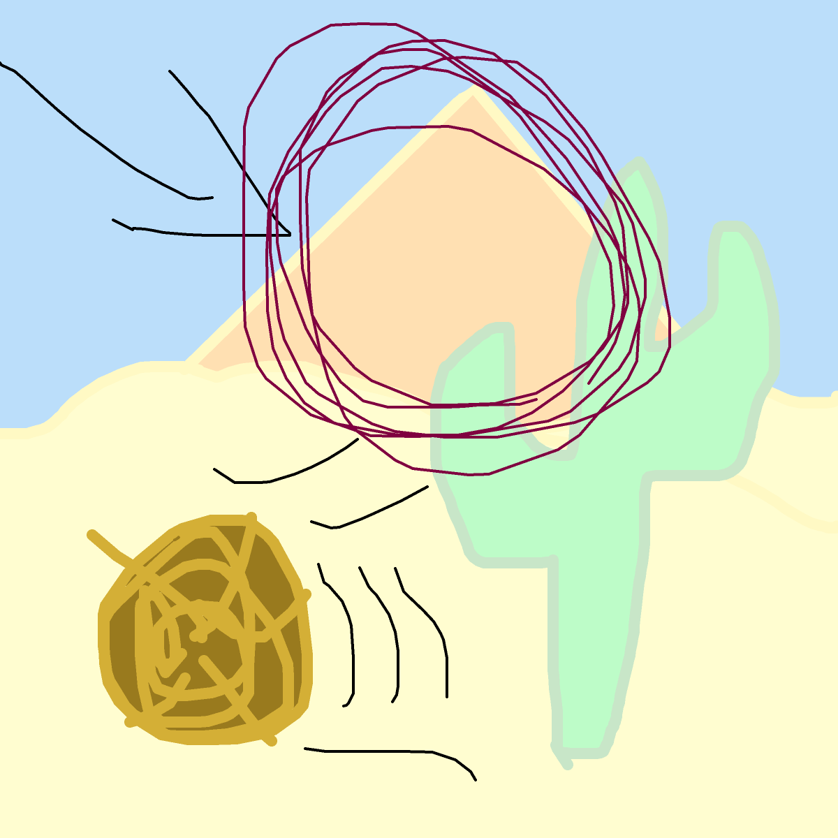 Pyramid drawing by ldiot