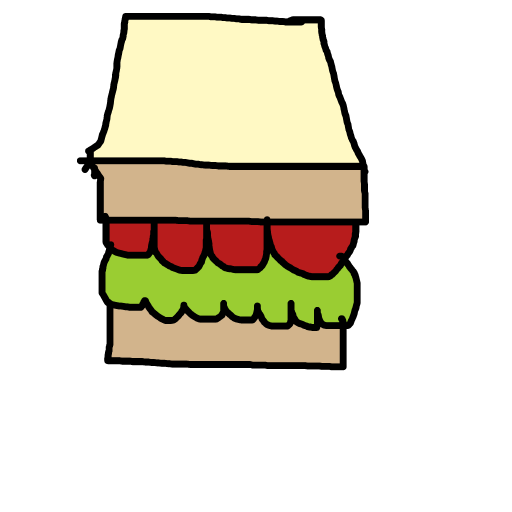 Sandwich drawing by mikestam195