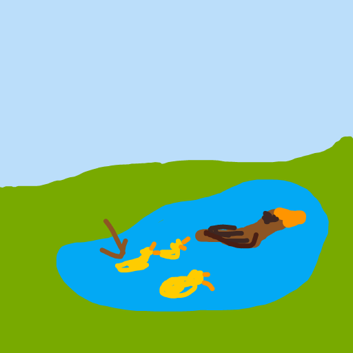 Duckling drawing by clay-mega-force