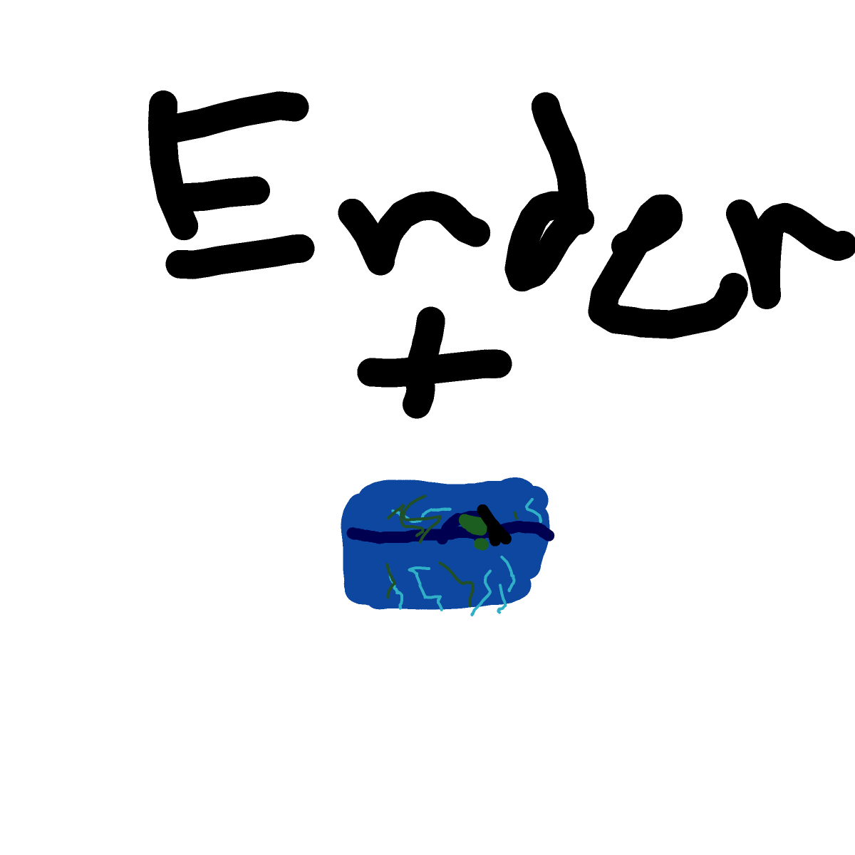 Ender Chest drawing by Horseeeeeeeeey