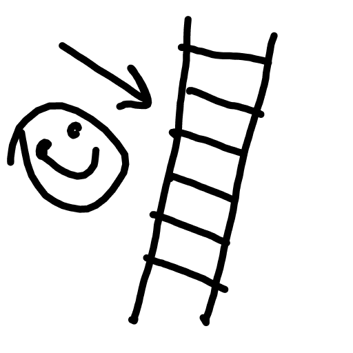 Ladder drawing by mint-neat-eye