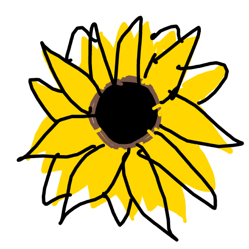 Sunflower drawing by sun-rose-drive