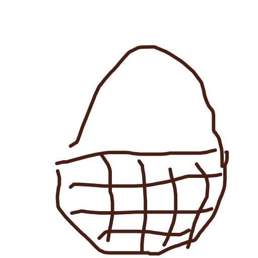 Basket drawing by bia