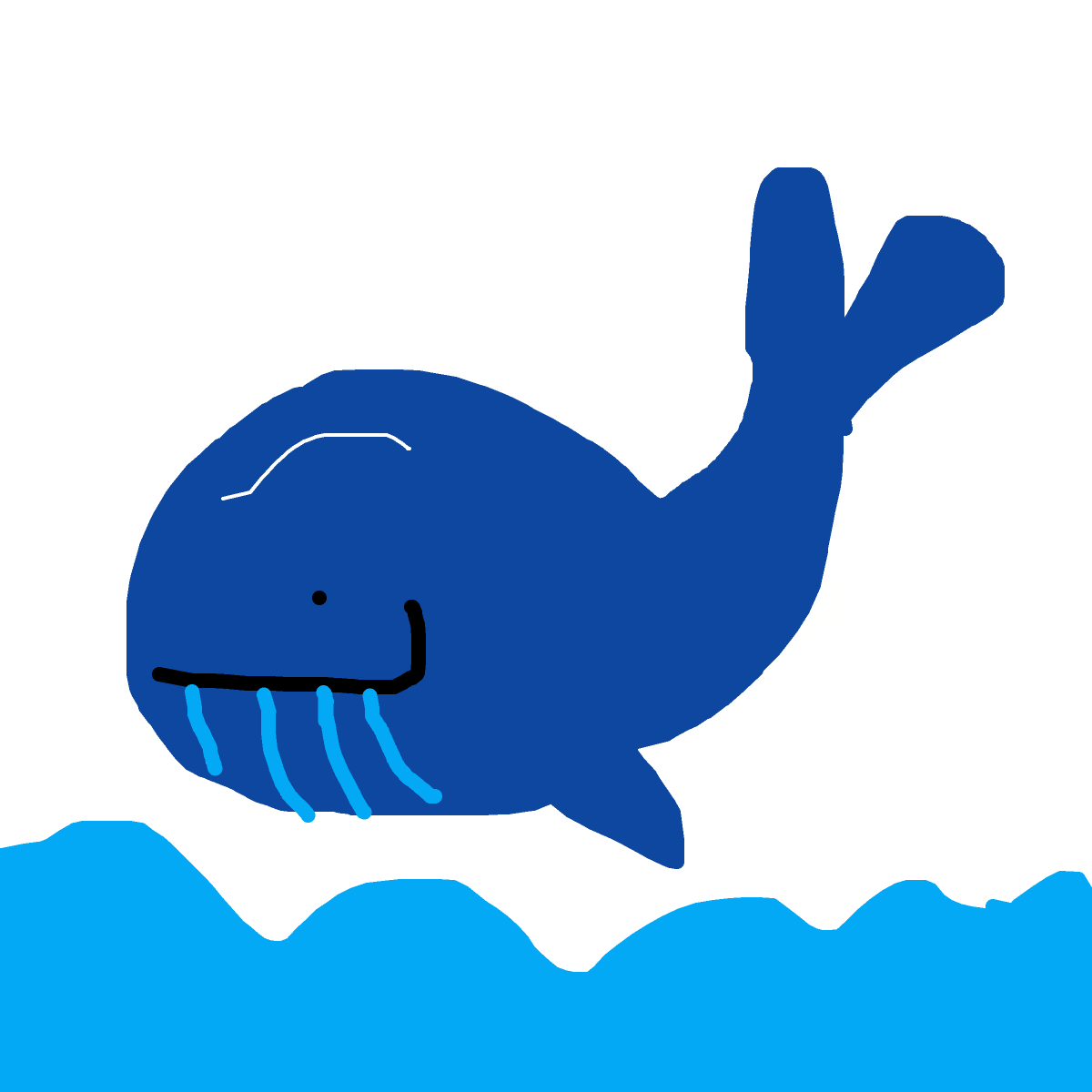Whale drawing by neat-sun-drawer