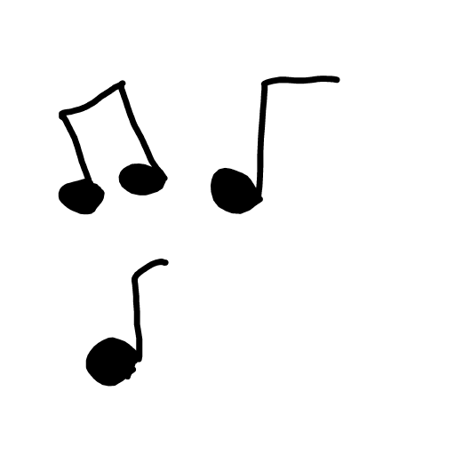 Music Note drawing by lead-free-boss