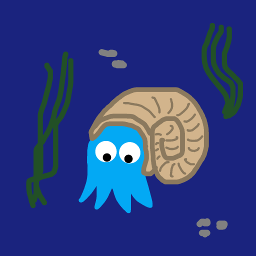Omanyte drawing by nicodarunia