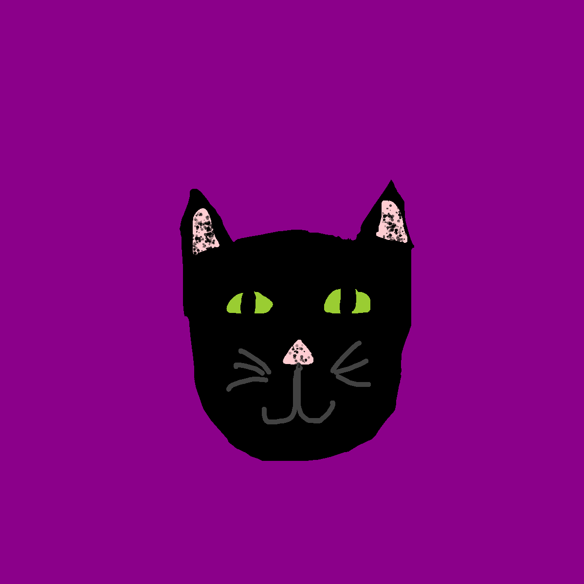 Black Cat drawing by color-olive-web