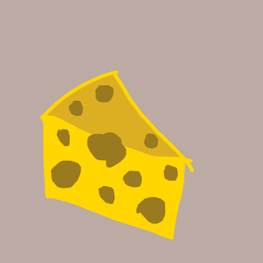 Cheese drawing by ms lady