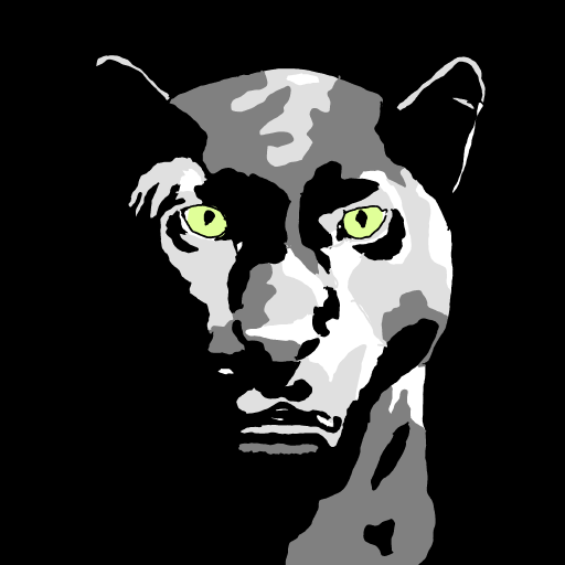 Panther drawing by Guardianoflives