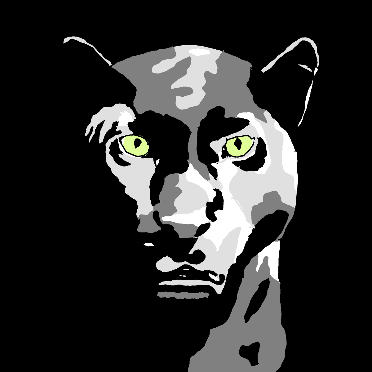 Panther drawing by Guardianoflives