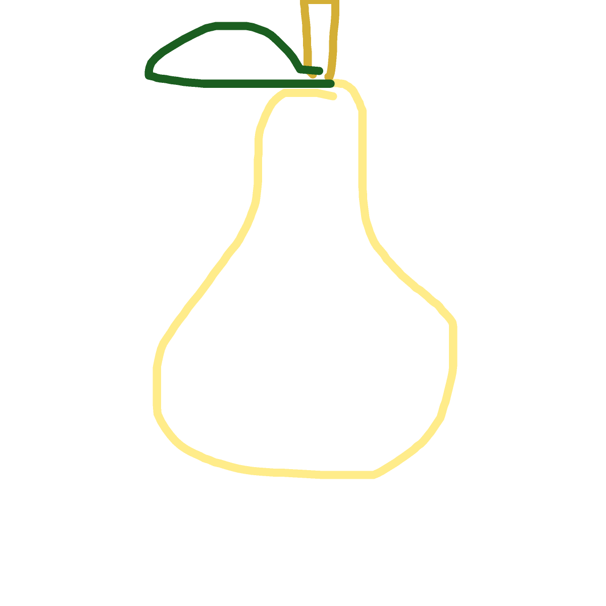 Pear drawing by isi