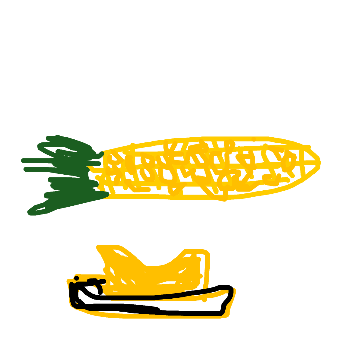 Corn drawing by delta-hyper-spire