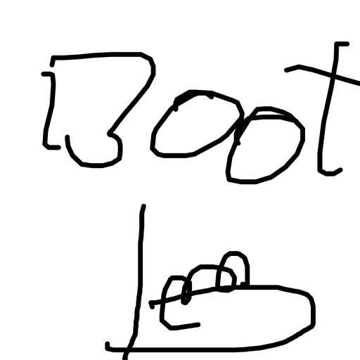 Boots drawing by zinc-star-king
