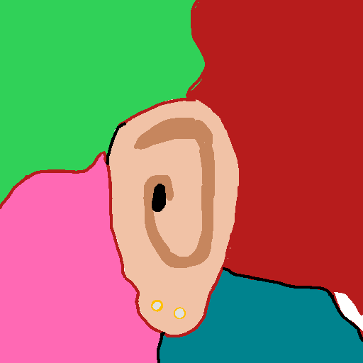 Ear drawing by pancakes palette
