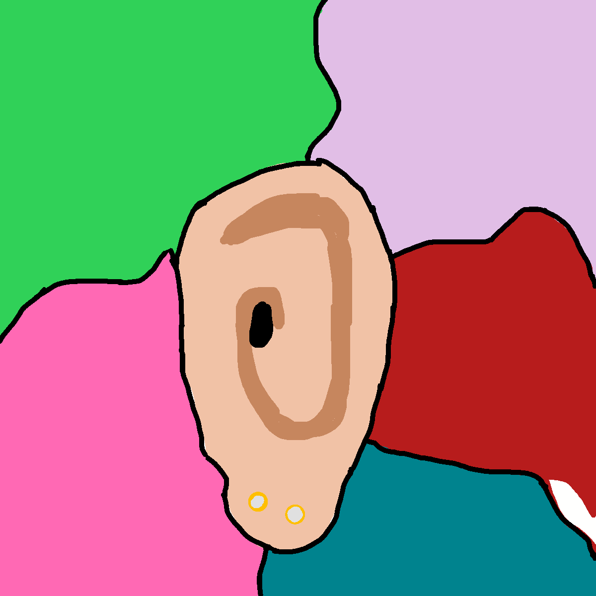 Ear drawing by pancakes palette