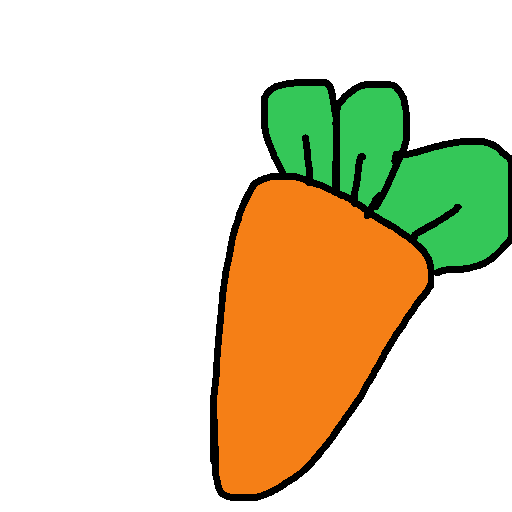 Carrot drawing by mikestam195