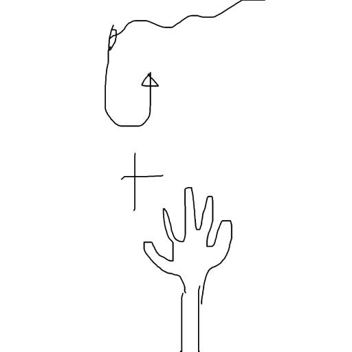 Hook Hand drawing by mikestam195