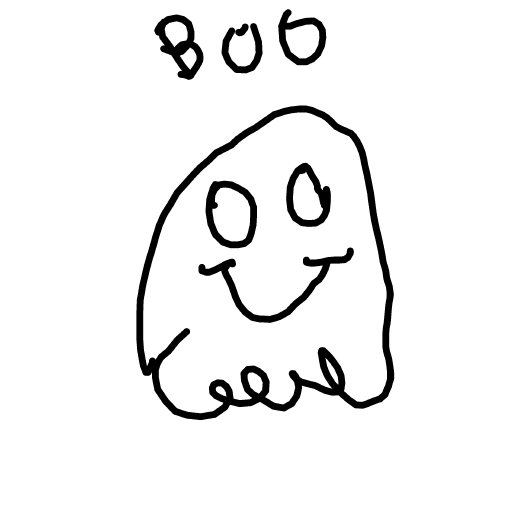 Ghost drawing by sure-cool-will