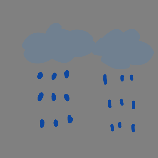 Rain drawing by SafiyyaJ