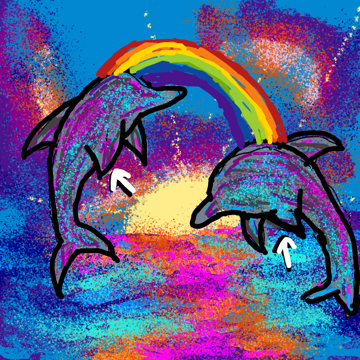 Dolphin drawing by tris - art _ wow