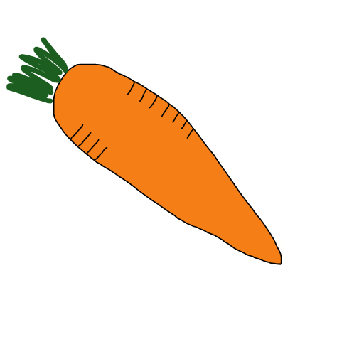 Carrot drawing by carla