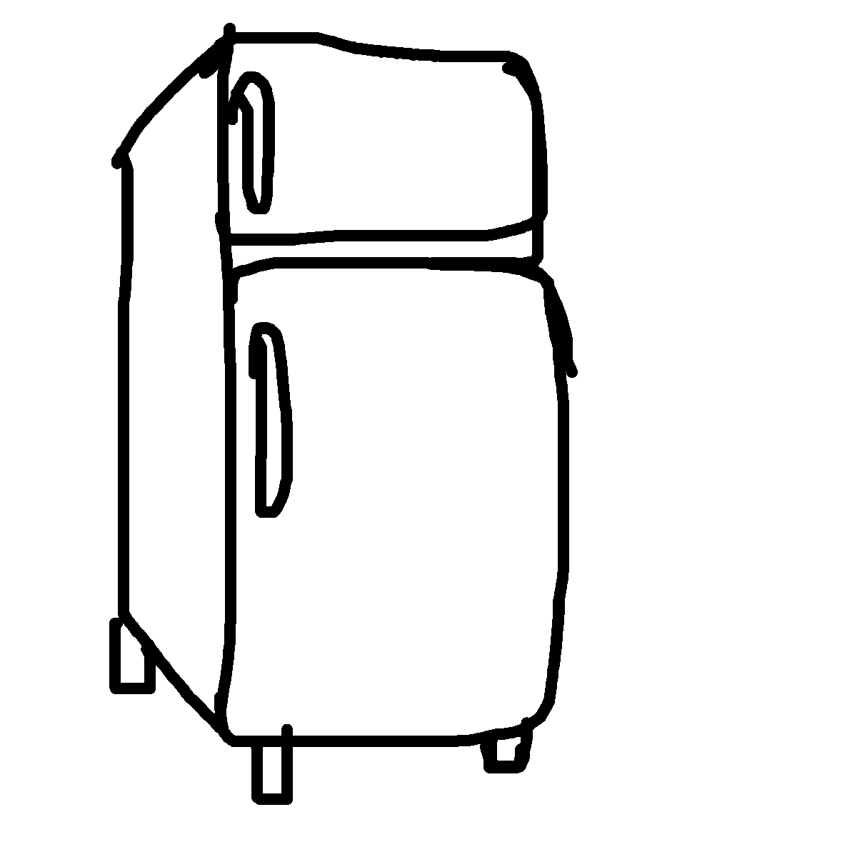 Fridge drawing by mikestam195
