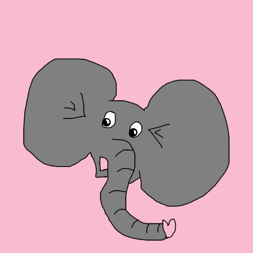 Elephant drawing by krissywissy