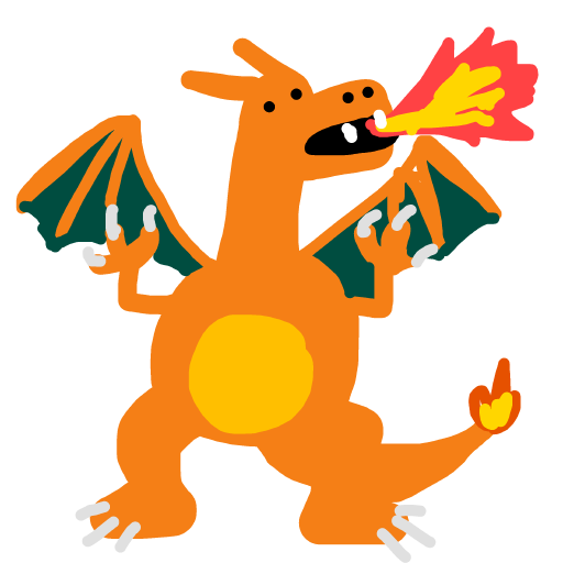 Charizard drawing by knoxy