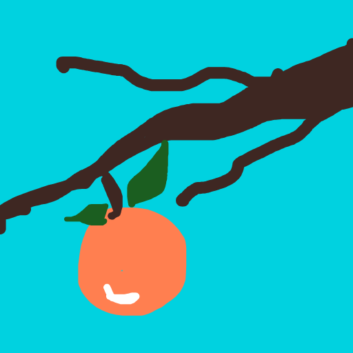 Orange drawing by nice-draw-designer