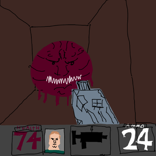 Doom drawing by lala