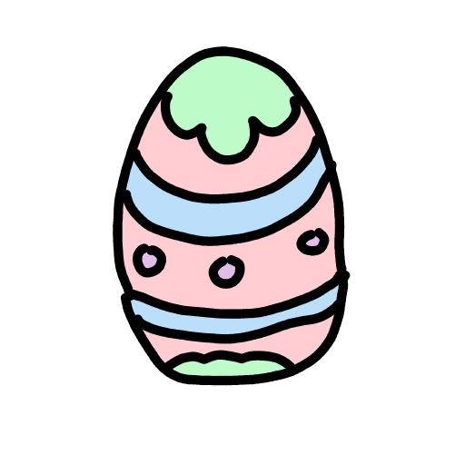 Easter Egg drawing by 1singular_sensation