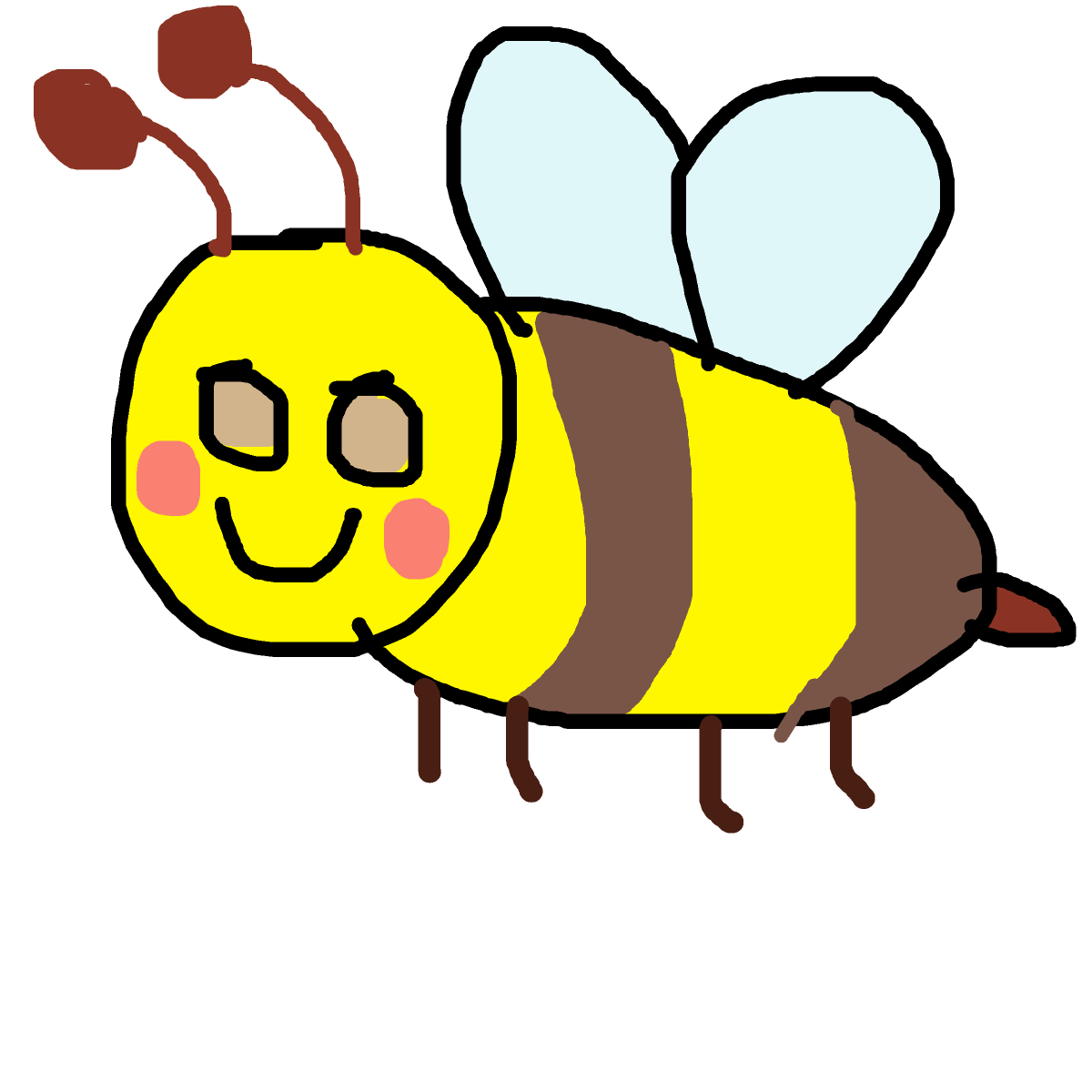 Bee drawing by mikestam195
