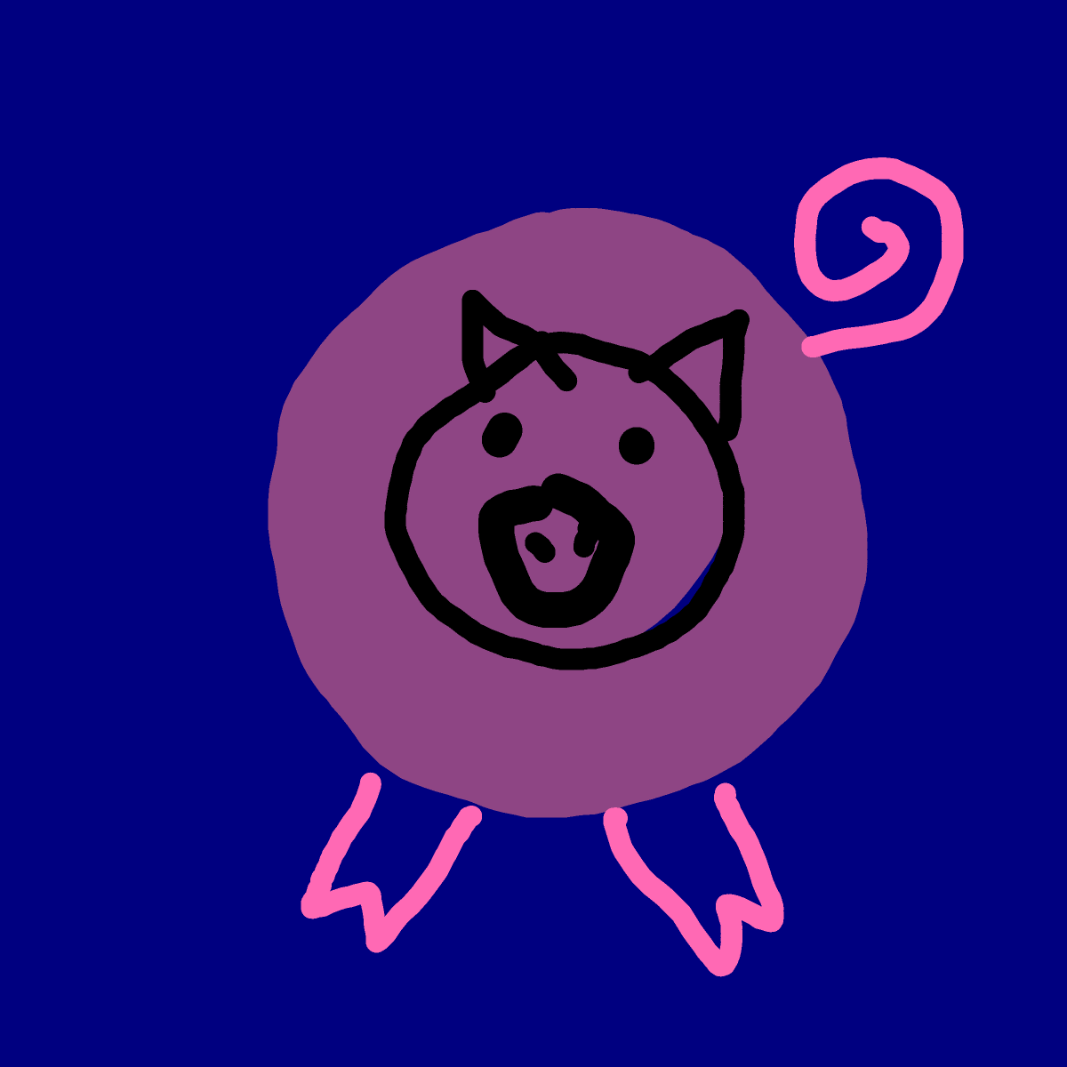 Pig drawing by base-just-king