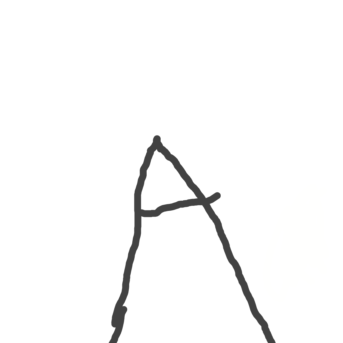 Mountain drawing by Bri3