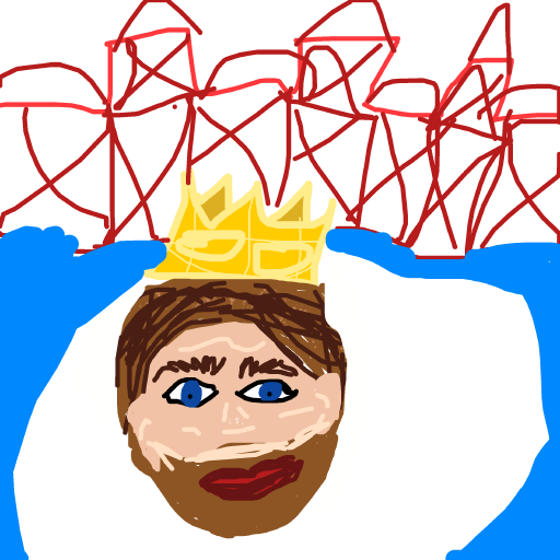 King drawing by cyan-beta-earth