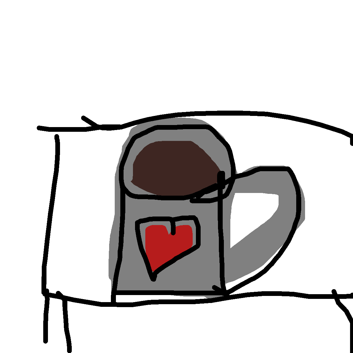 Mug drawing by cyan-beta-earth