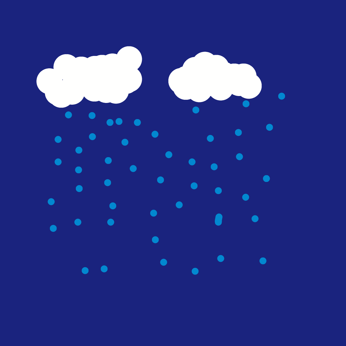 Rain drawing by zuzabarto