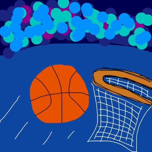 Basketball drawing by angel