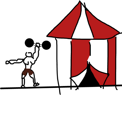 Strongman drawing by drewbenruben
