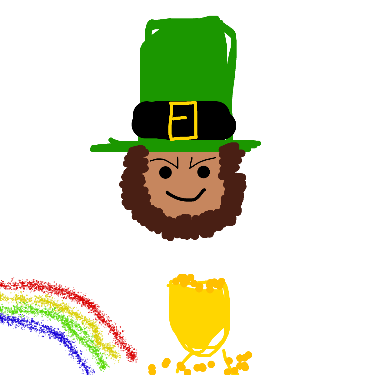 Leprechaun drawing by cyan-star-wave