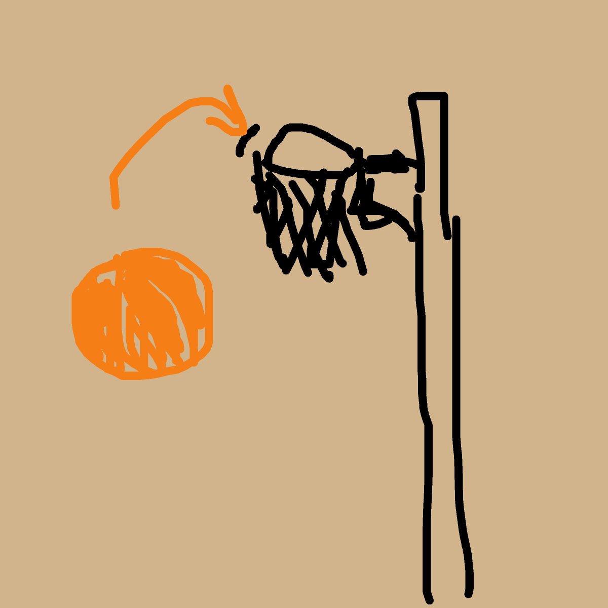 Basketball drawing by delta-hyper-spire
