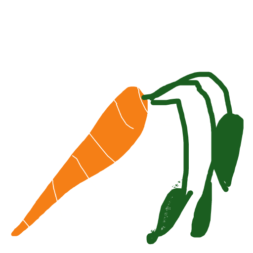 Carrot drawing by nice-draw-designer