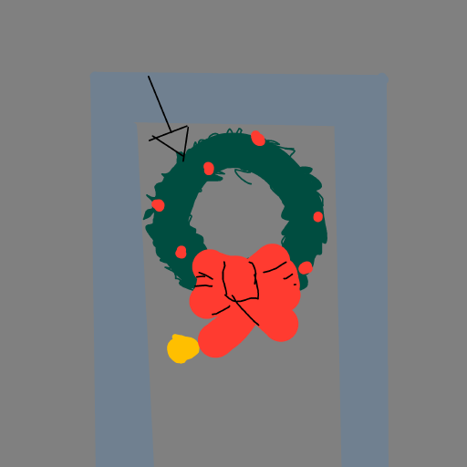 Wreath drawing by mjolnirbear