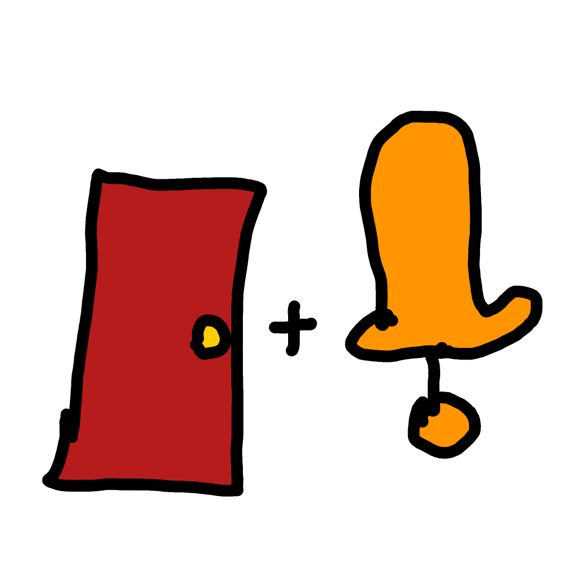 Doorbell drawing by Almog