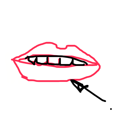 Mouth drawing by delta-hyper-spire