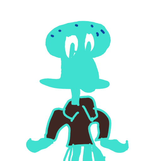 Squidward drawing by ismael