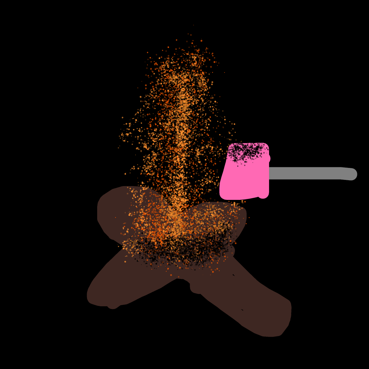 Campfire drawing by countnicula