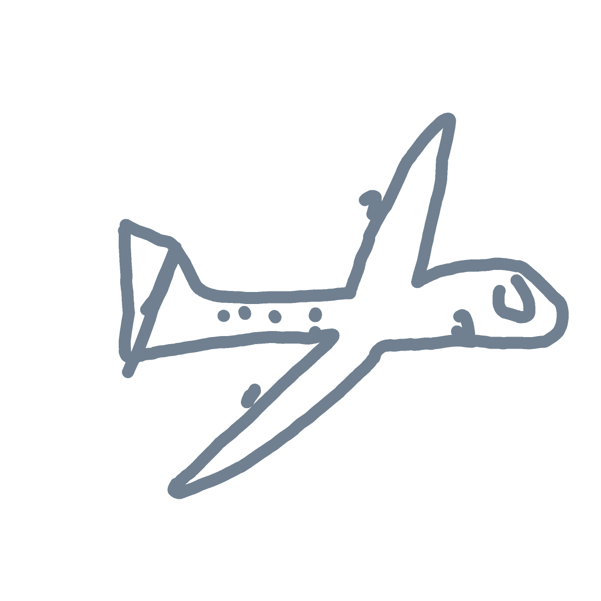 Airplane drawing by cream-live-style