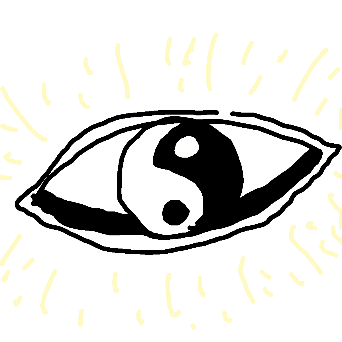 Eye drawing by panda girl