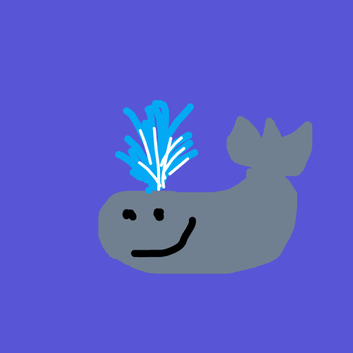 Whale drawing by vivid-moon-code